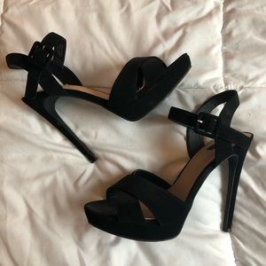 Forever 21 Heeled Sandals, Black, Stiletto Style